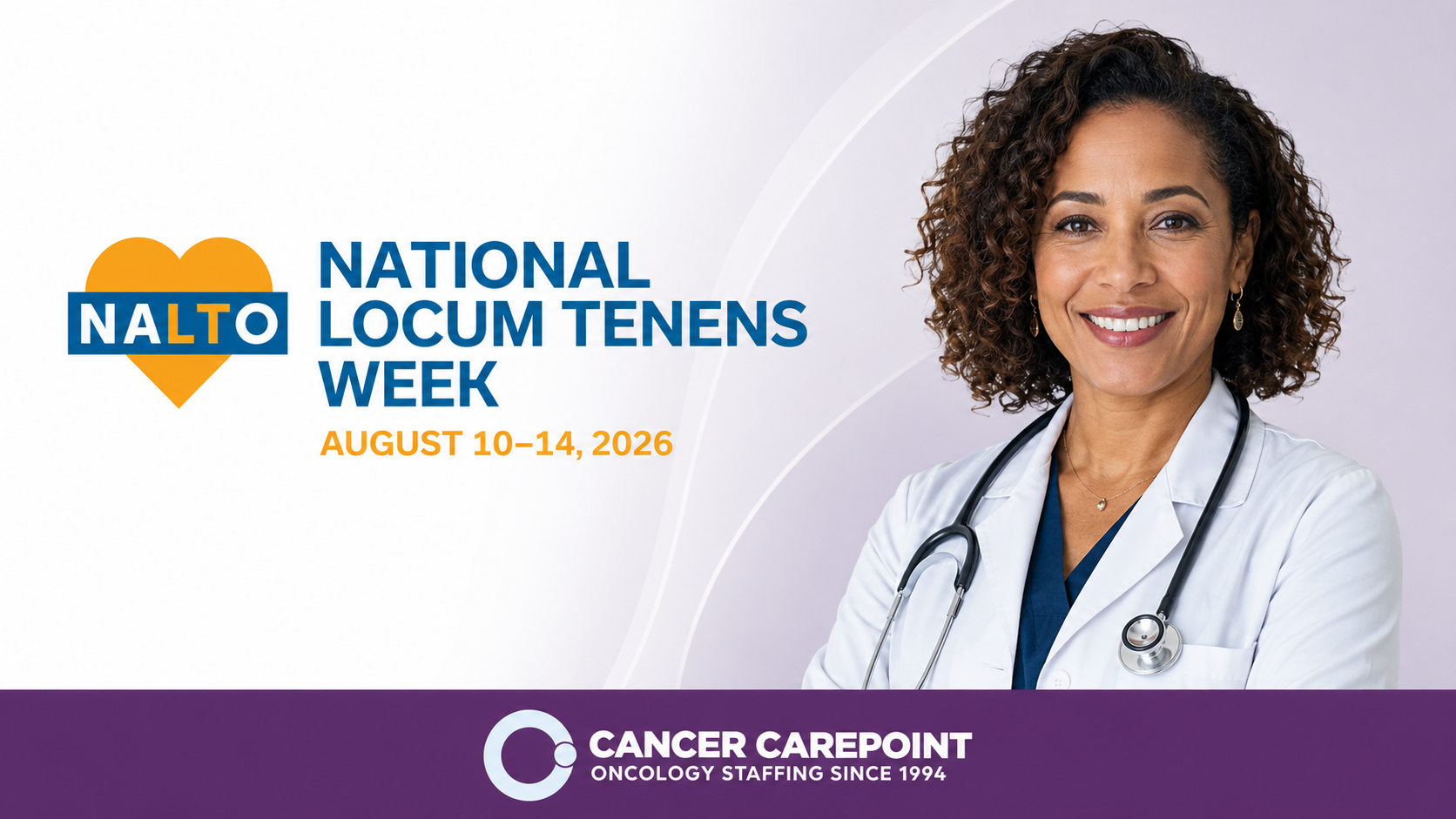 Cancer CarePoint recognizes locum tenens oncologists during National Locum Tenens Week 2026